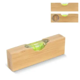 Bottle opener spirit level bamboo - LT93099 (gadzety reklamowe)